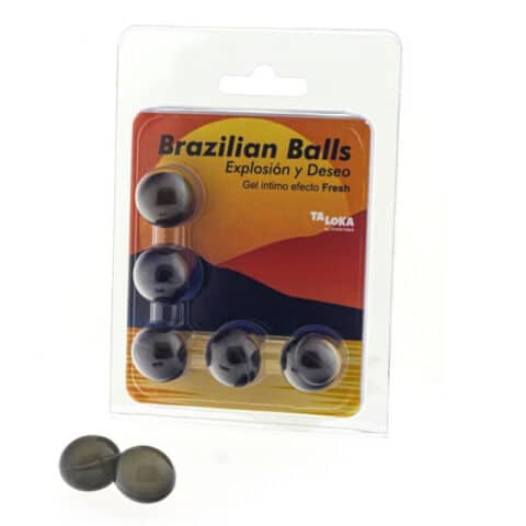 5 Boules brésiliennes gel excitant effet frais — TALOKA