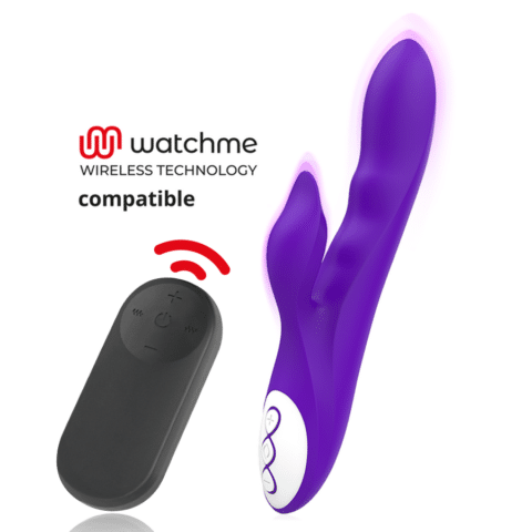 Galo vibromasseur violet + télécommande watchme