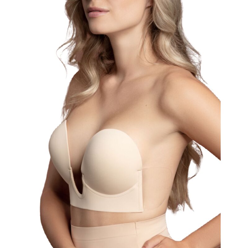 Soutien-gorge sans poignées beige bonnet a — BYE-BRA, vue 2