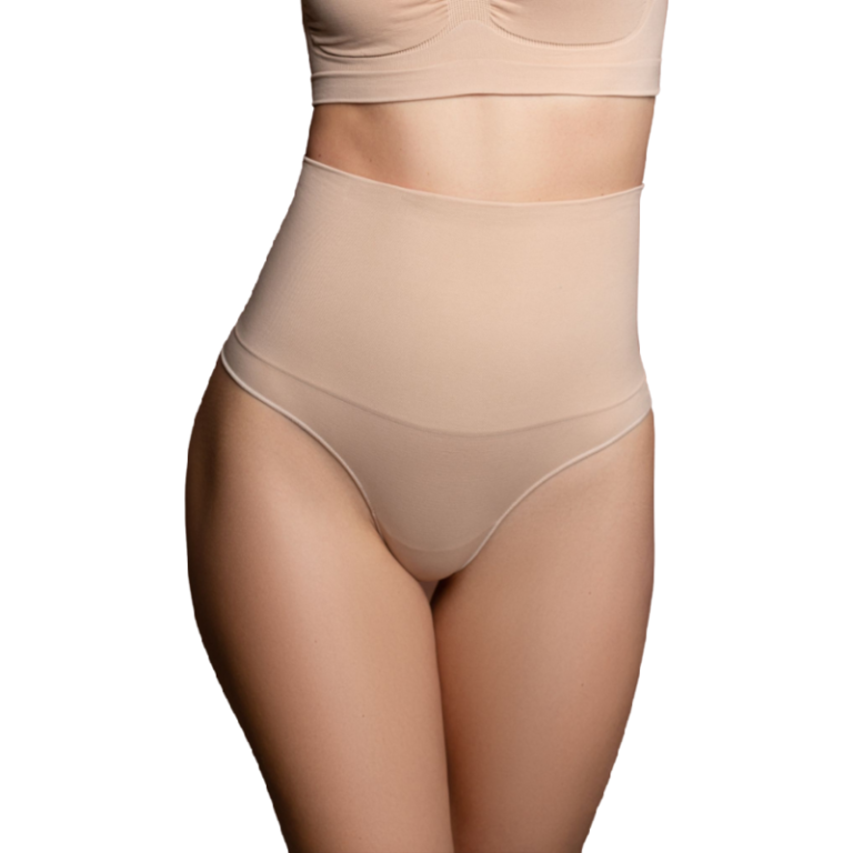 Faonneur sans points style string beige taille XL — BYE-BRA, vue 2