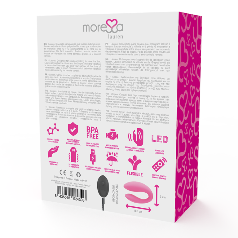Stimulateur télécommande lauren pour couples — MORESSA, vue 10