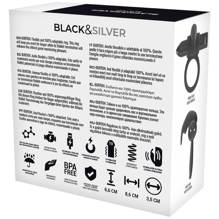 Burton télécommande cockring watchme — BLACK&SILVER, vue 7
