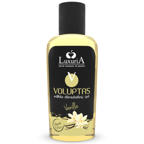 Voluptas gel de massage comestible effet chauffant - vanille 100 ML — INTIMATELINE LUXURIA
