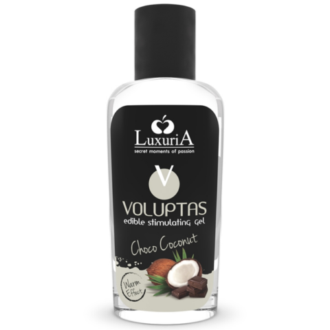 Voluptas gel de massage comestible effet chauffant - noix de coco et crème 100 ML — INTIMATELINE LUXURIA