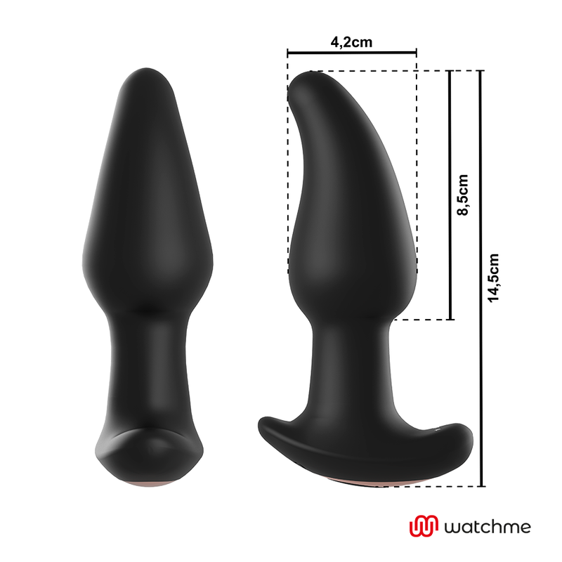 Vibrateur anal plug télécommande watchme avec rotation des perles amadeus — ANBIGUO, vue 4
