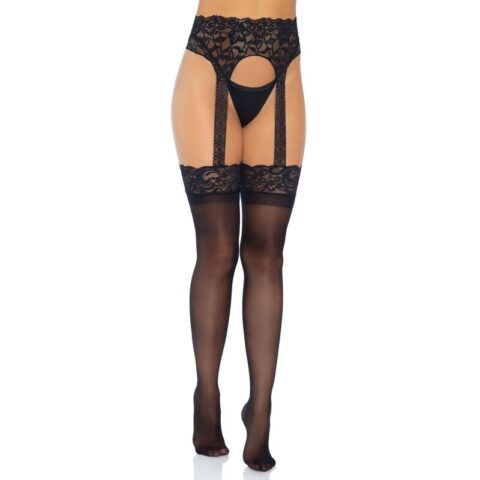 Bas jarretelles opaque taille unique — LEG AVENUE