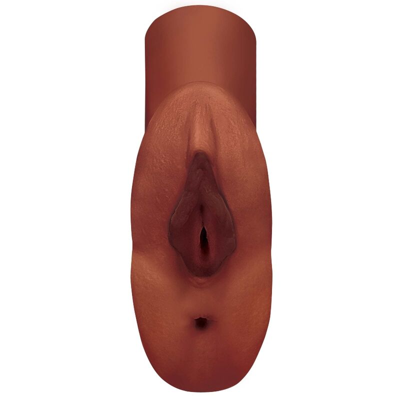 PDX plus - masturbateur vagin et anus double stroker perfect pussy brun — PDX PLUS+, vue 2