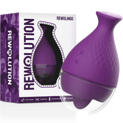 Rewolingo vibrateur avec langue
