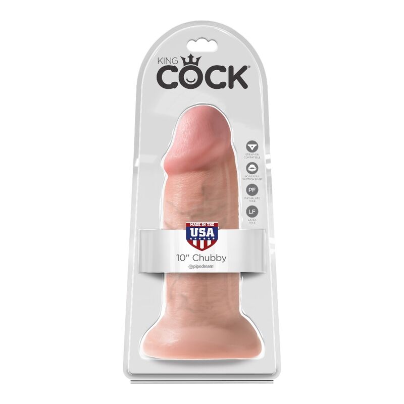 Gode réaliste chubby 25.4 CM — KING COCK, vue 3
