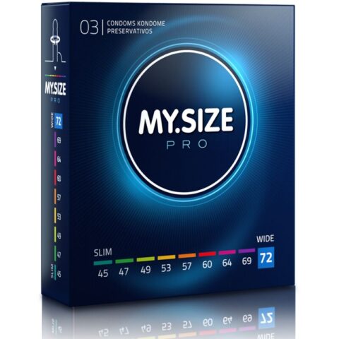 PRO préservatifs 72 MM 3 unités — MY SIZE