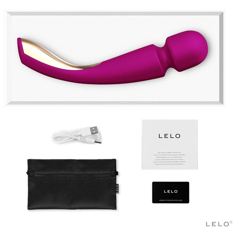 Smart wand medium 2 masseur rose profonde — LELO, vue 5