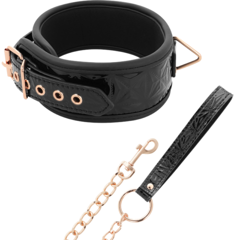 Black edition premium collier en cuir vegan — BEGME