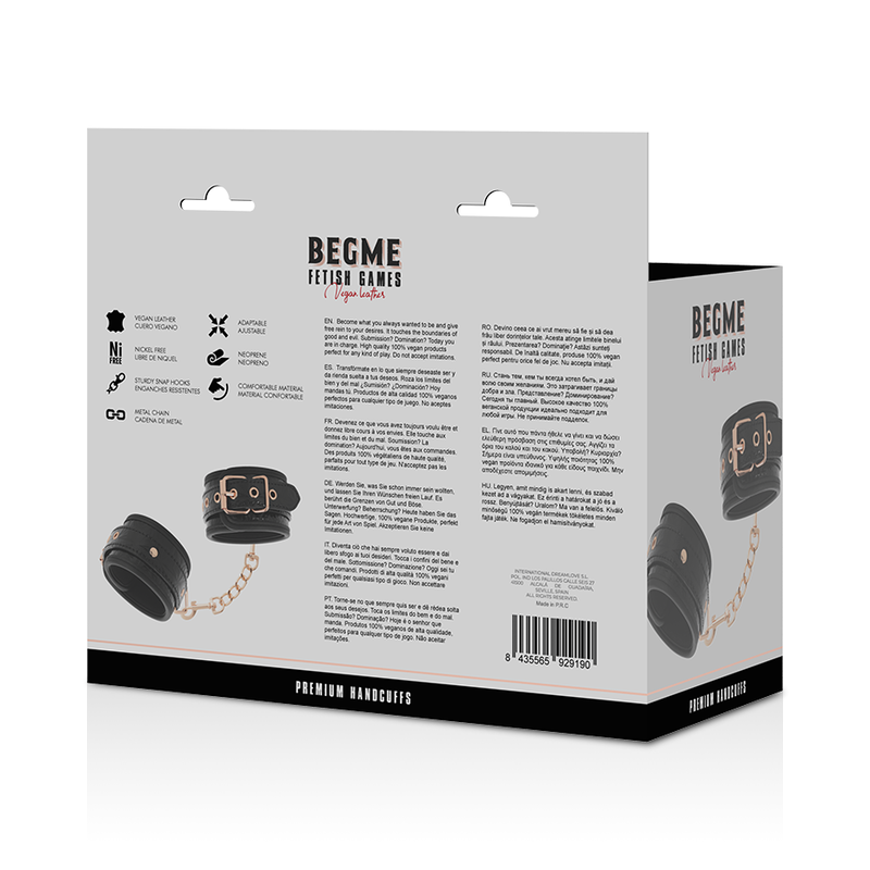 Black edition premium menottes — BEGME, vue 9