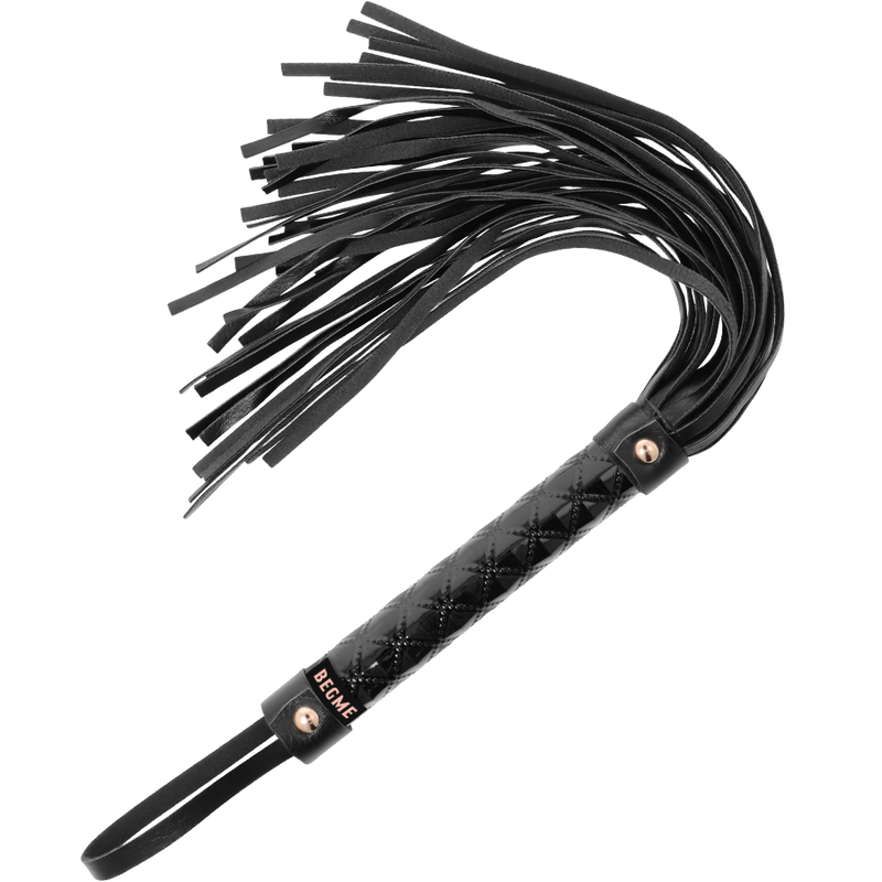 Black edition flogger en cuir vegan — BEGME, vue 3