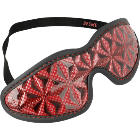 Masque aveugle premium édition rouge avec doublure en néoprène — BEGME