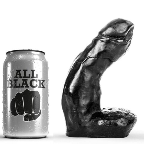 Gode réaliste 15 CM — ALL BLACK