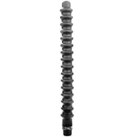 Douche anal mega ripple silicone 28,5 CM — ALL BLACK