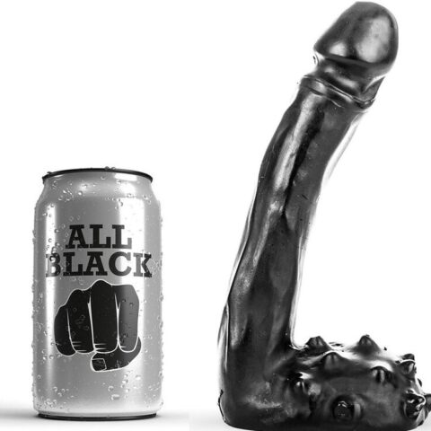 Gode réaliste 19 CM — ALL BLACK