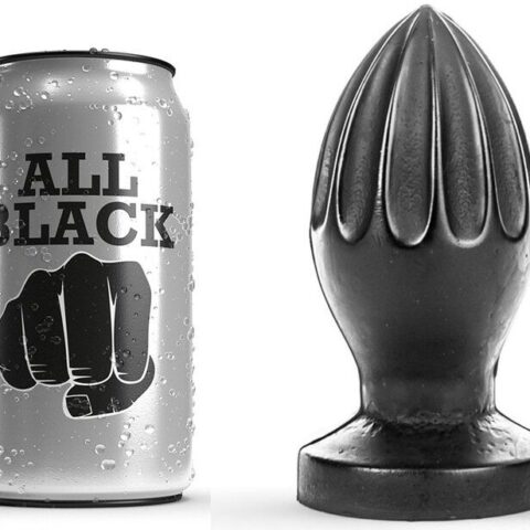 Plug anal 12 CM — ALL BLACK
