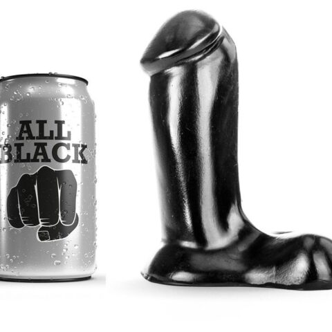 Gode réaliste 14 CM — ALL BLACK