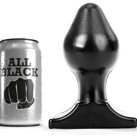 Plug anal 16X8 CM — ALL BLACK