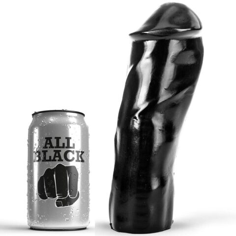 Gode réaliste 20 CM — ALL BLACK