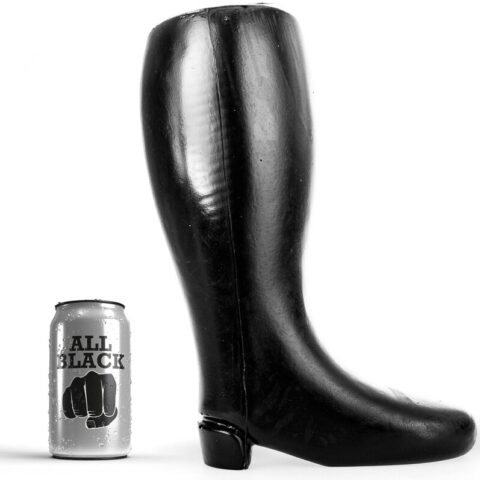 Botte de fisting souple géante 31 CM — ALL BLACK