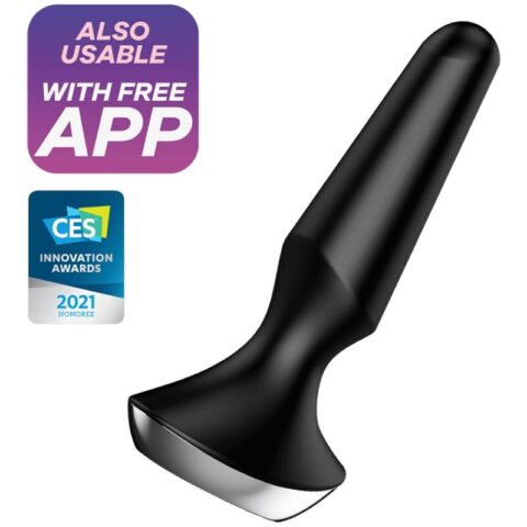 Vibrateur plug ilicious 2 plug noir — SATISFYER