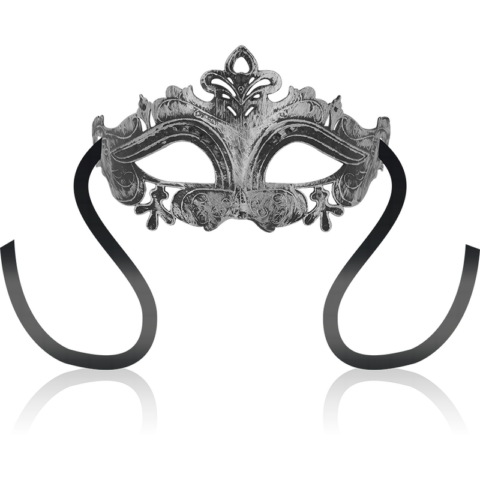 Masques masque style vénitien argent — OHMAMA