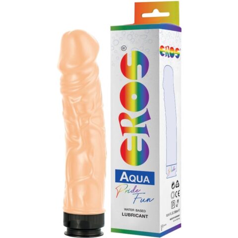 Eros aqua lgbt pride dildo et lubrifiant à base d''eau