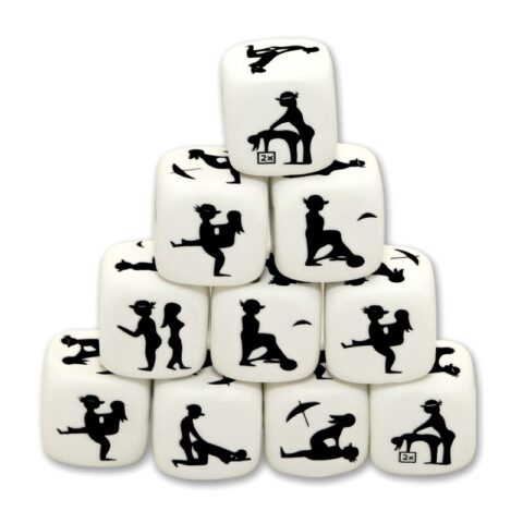 Dés de pose blancs