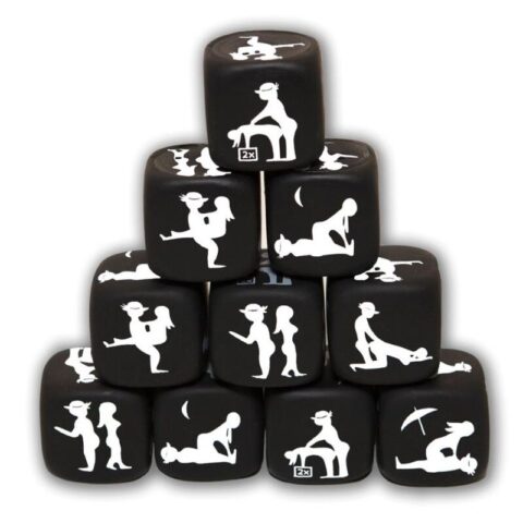 JEU de dés de posture noir