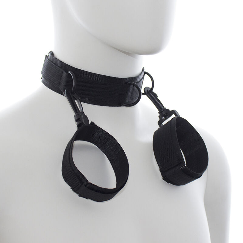 Menottes et collier en nylon — OHMAMA FETISH, vue 2
