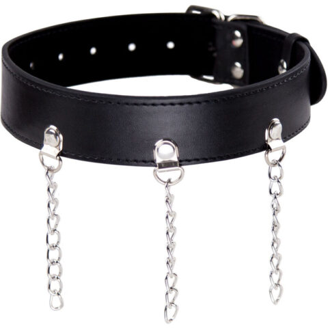 Collier fétiche avec anneaux — OHMAMA FETISH