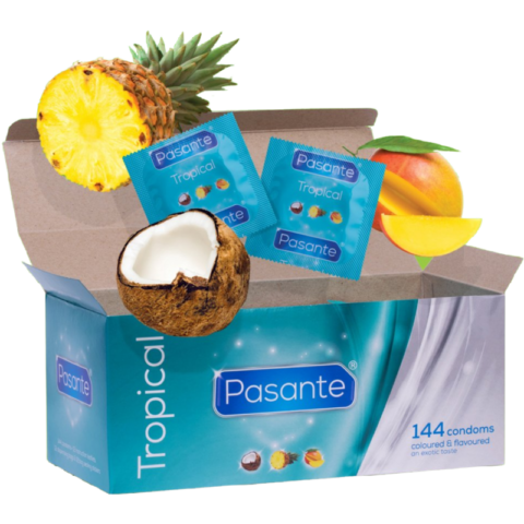 Les préservatifs saveurs tropicales 144 unités