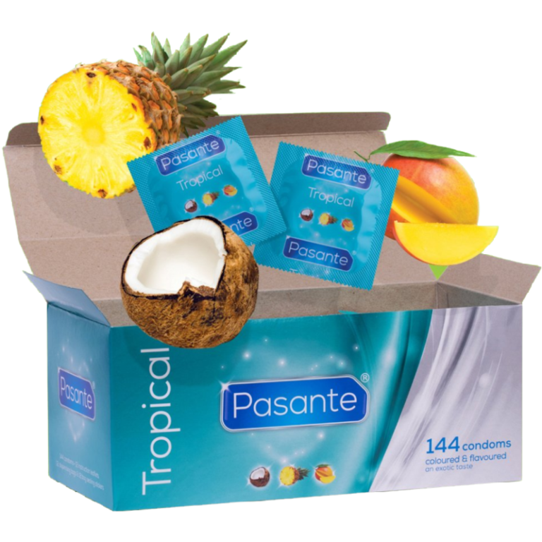 Les préservatifs saveurs tropicales 144 unités — PASANTE