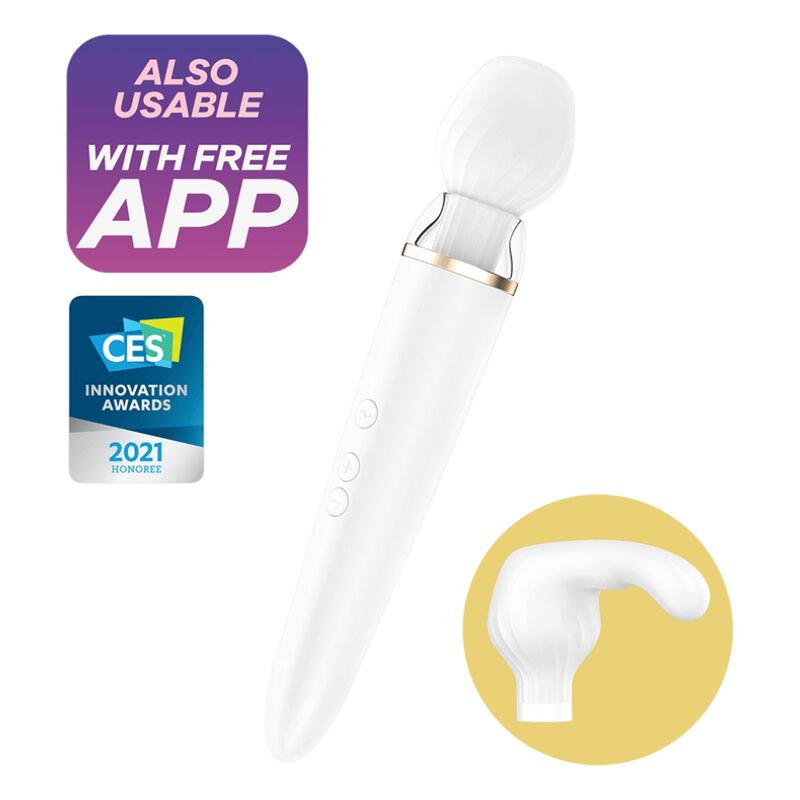Application double wander blanche — SATISFYER