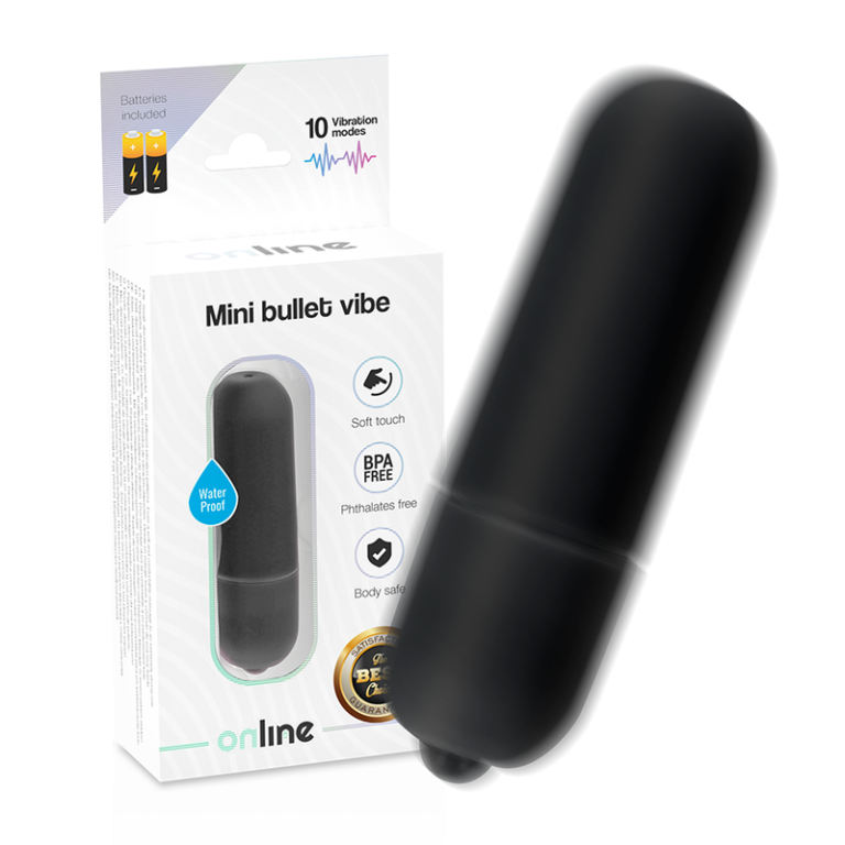 Mini balle vibrant noire — ONLINE, vue 2