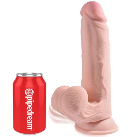Plus balles gode 3D 20.3 CM — KING COCK