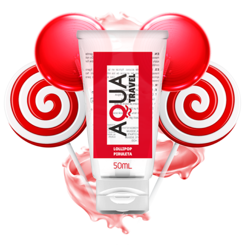 Lubrifiant à base d''eau saveur lollipop - 50 ML — AQUA TRAVEL