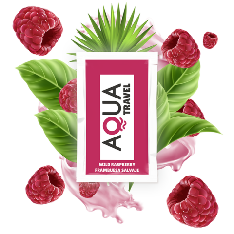 Lubrifiant à base d'eau saveur framboise sauvage 6 ML — AQUA TRAVEL