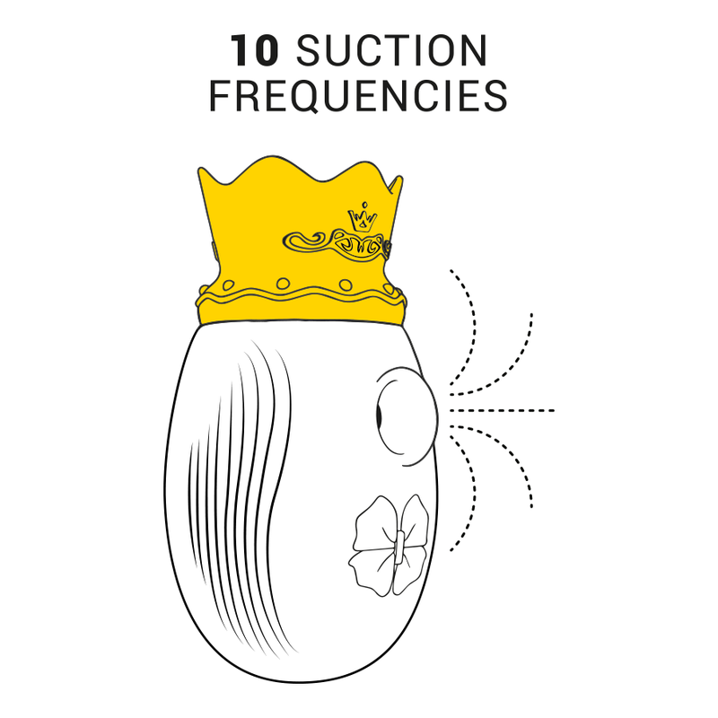 Stimulateur de clitoris 10 modes d'aspiration et de léchage - bleu — INTENSE, vue 5