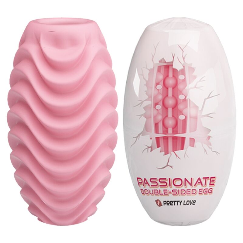 Oeuf masturbateur double face rose — PRETTY LOVE