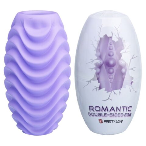 Oeuf masturbateur lilas double face — PRETTY LOVE
