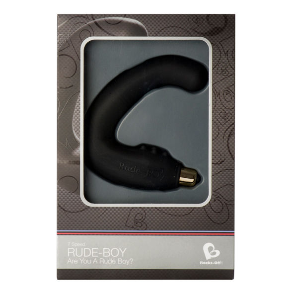 Rude-boy MLE g-spot massager 7 V noir — ROCKS-OFF, vue 2