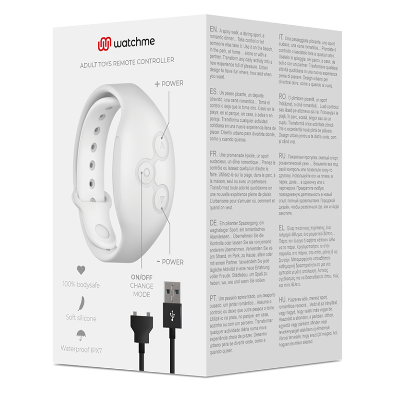 Montre à technologie sans FIL blanche — WATCHME, vue 12