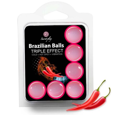 Set 6 balles brésiliennes triple effet — SECRETPLAY