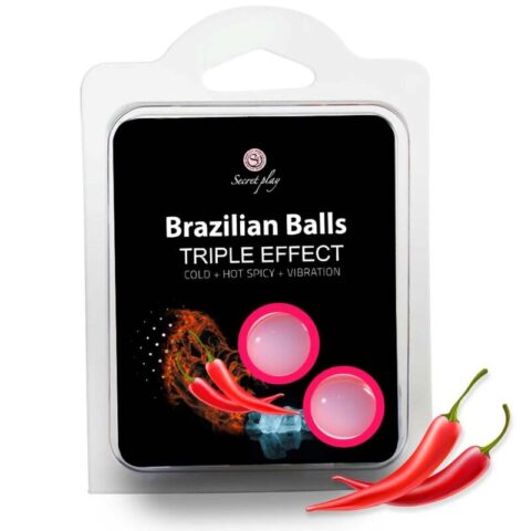 Set 2 balles brésiliennes triple effet — SECRETPLAY