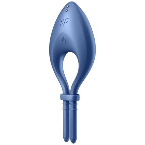 Application bullseye ring vibrator bleu — SATISFYER