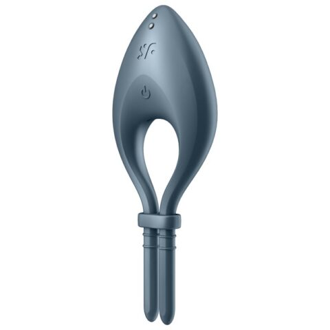 Application bullseye ring vibrator gris — SATISFYER